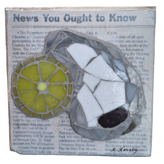 OYSTER SHELF SITTER by Kelsie Hornby