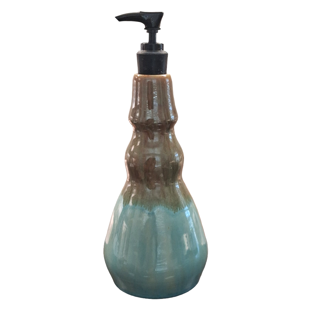Pottery Soap/Lotion Dispenser by Christina Schobernd