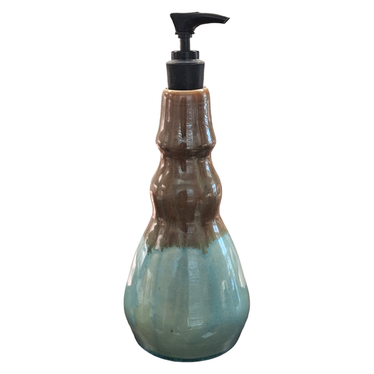 Pottery Soap/Lotion Dispenser by Christina Schobernd