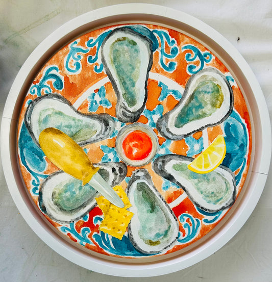 “Framed Italian Oysters” by Garland Mattox