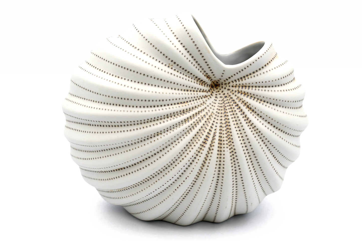 1280W23 PALM S-Handcrafted Porcelain Vase