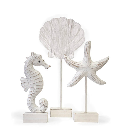 Coastal Collection Seahorse, Shell, Starfish