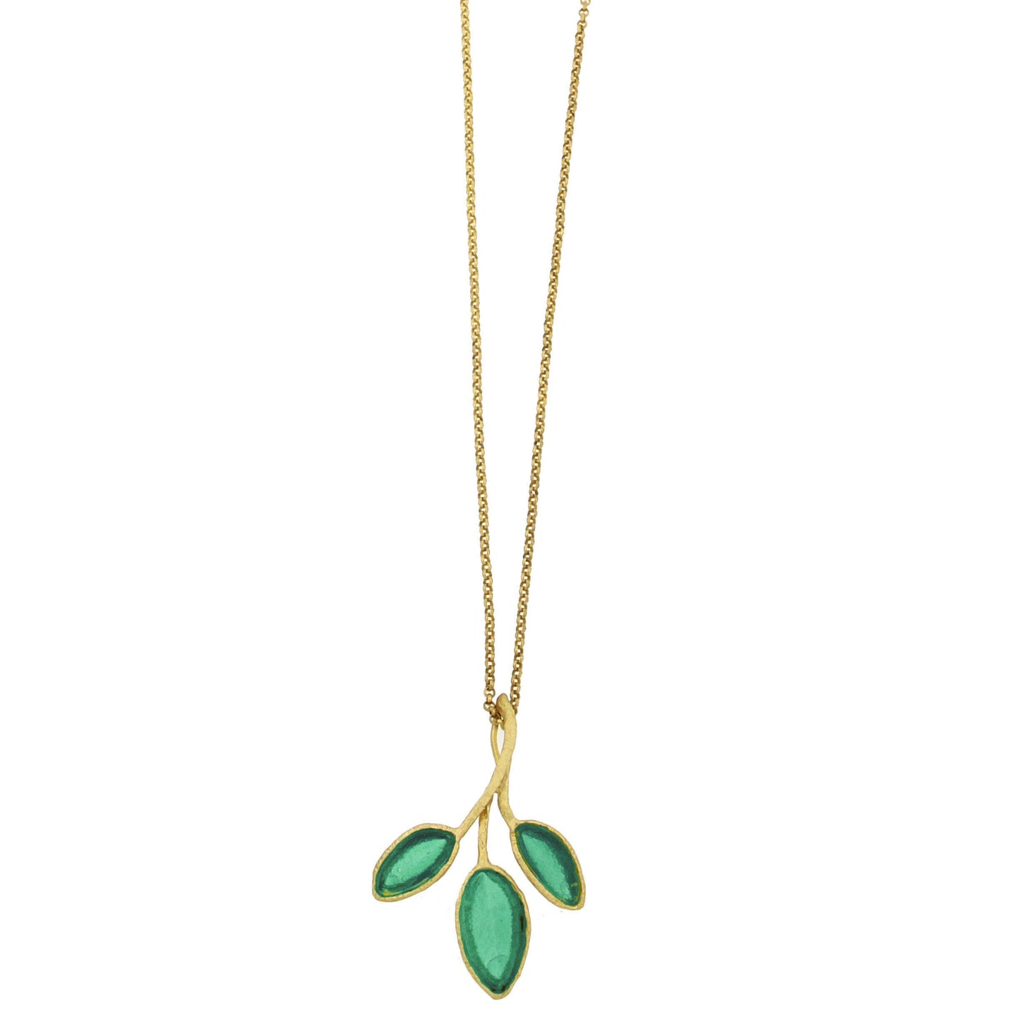 20" Adj.  Large 3-Leaf Drop Pendant