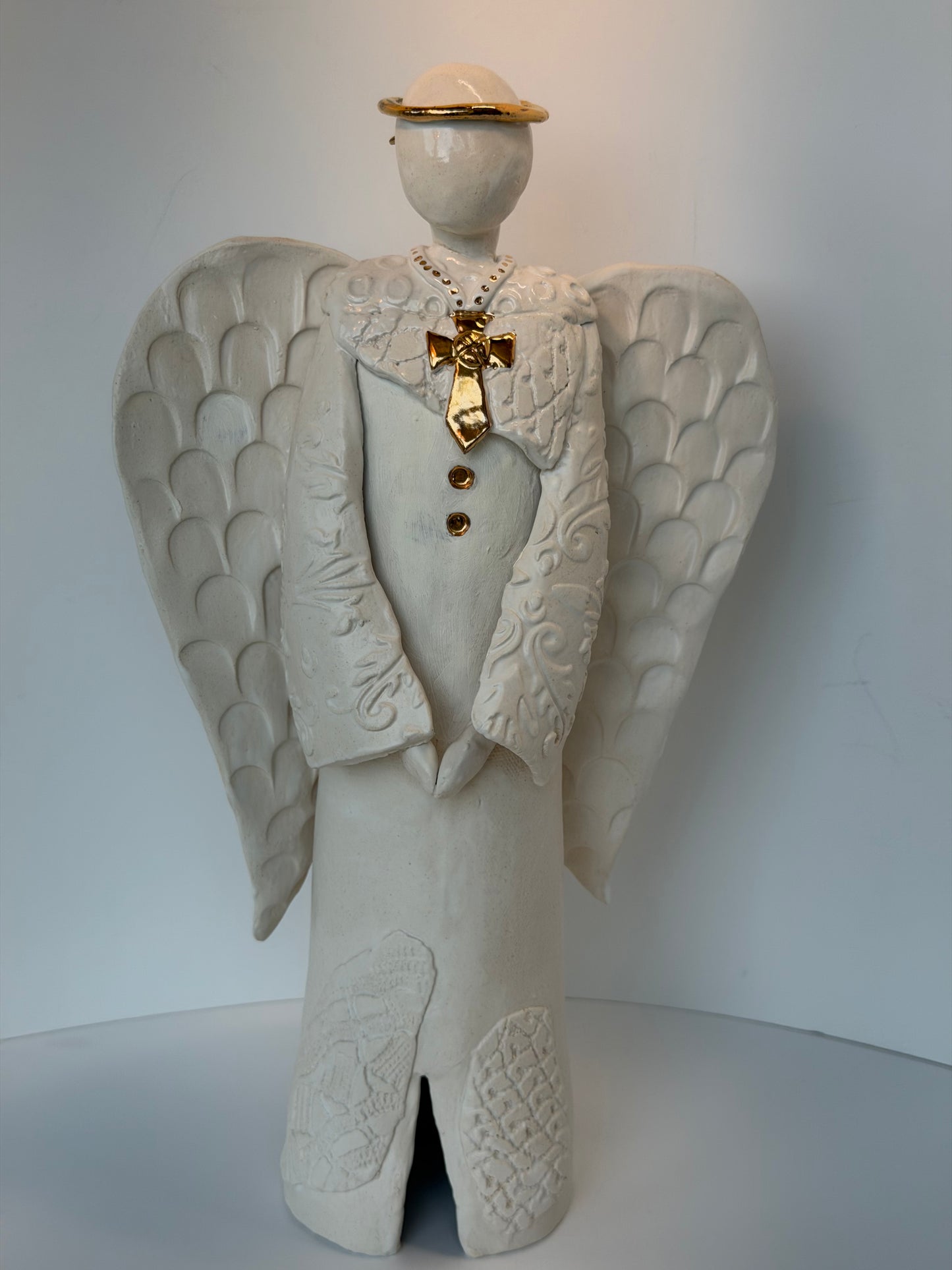 Large Ceramic Angel by Gail Williams