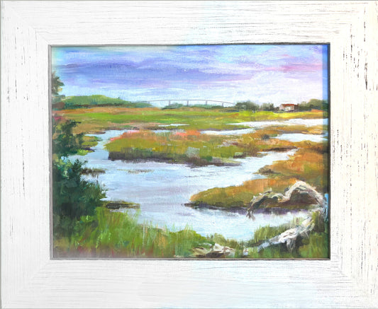 “Bridge at Harkers Island” by Barbara Van Vliet