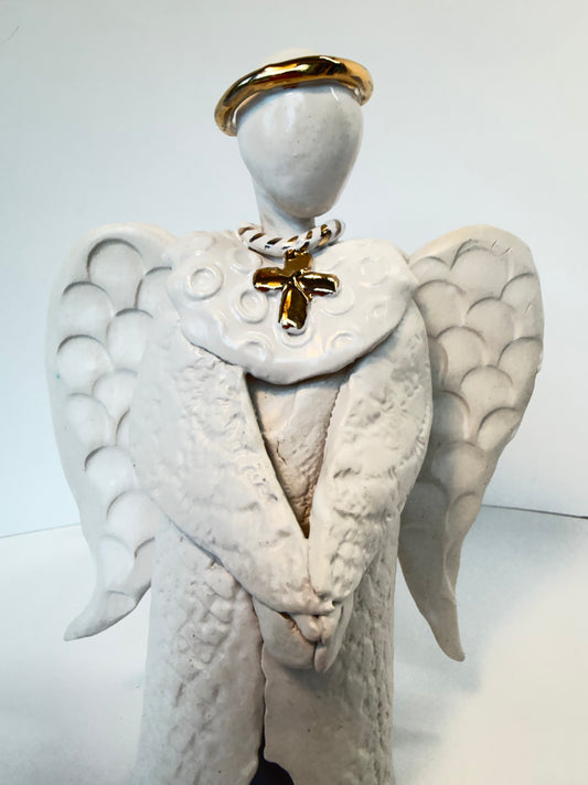 Small Ceramic Angel by Gail Williams