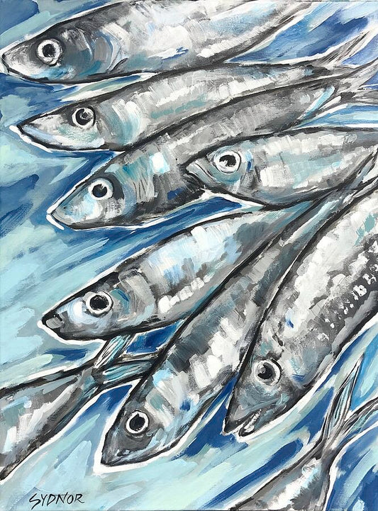 “Bait on the Run” Metal Print by Sydnor Greene