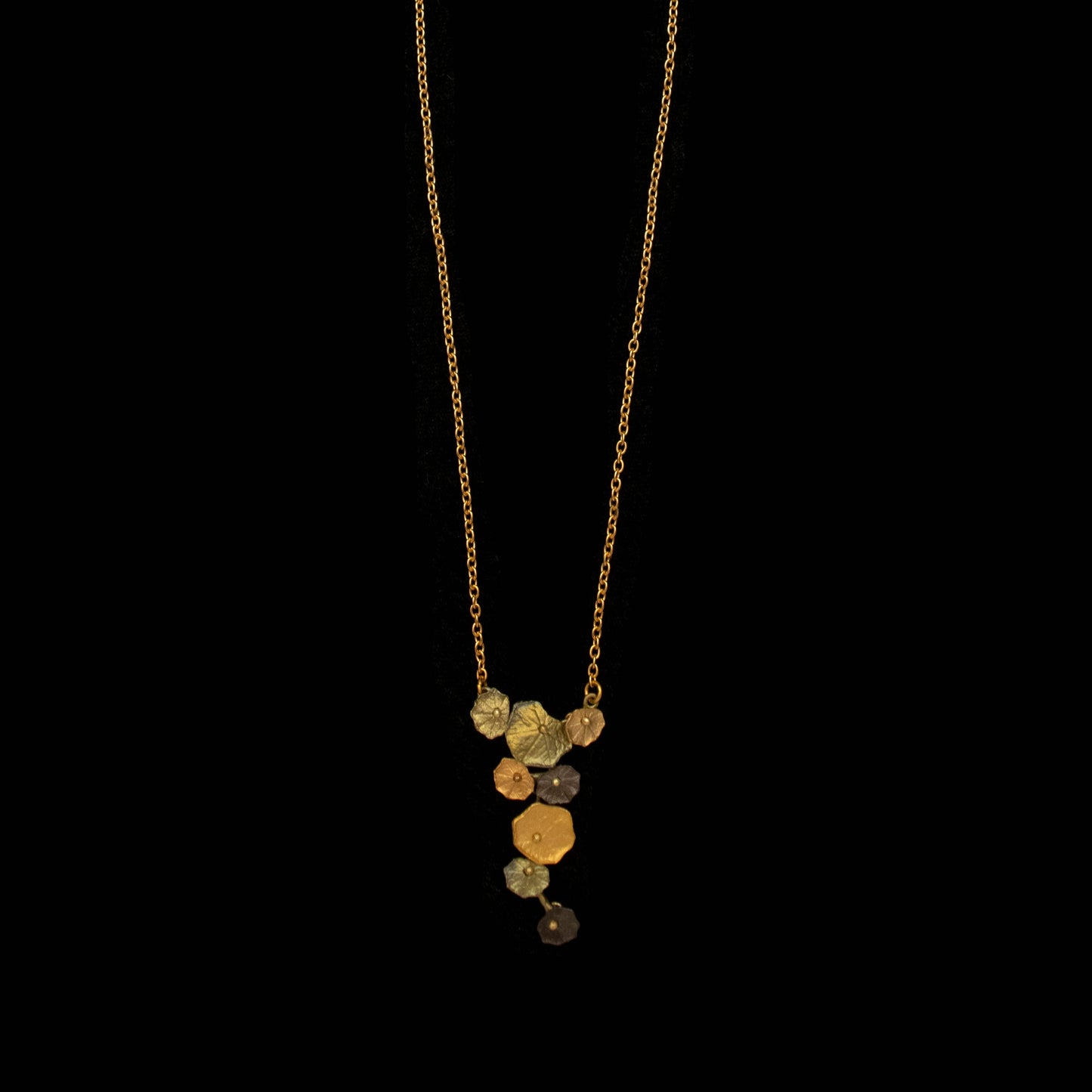 Nasturtium Dainty Pendant - 16" Adj.