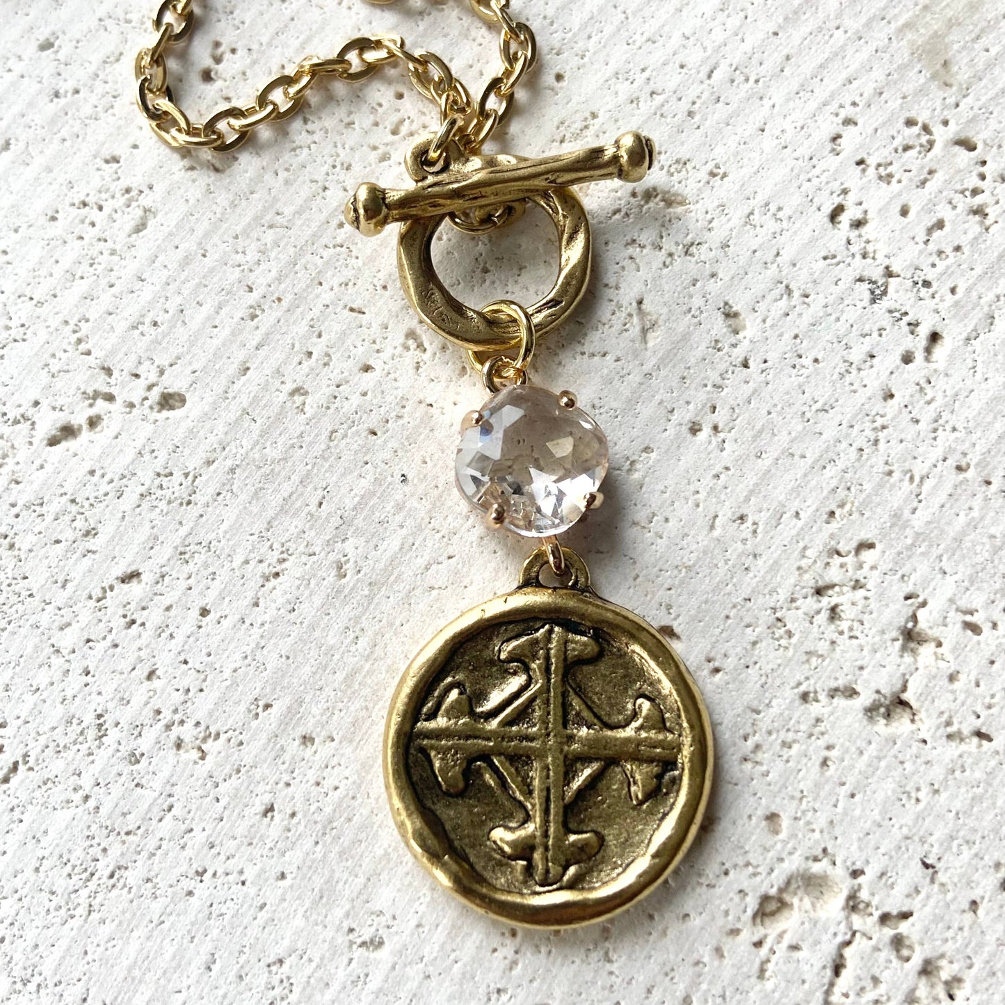 Serenity prayer necklace religious cross jewelry