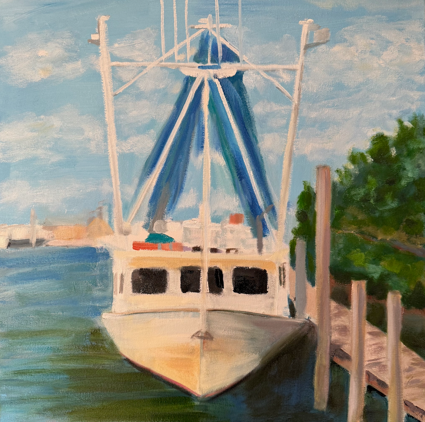 “Shrimping” by Nancy McClure