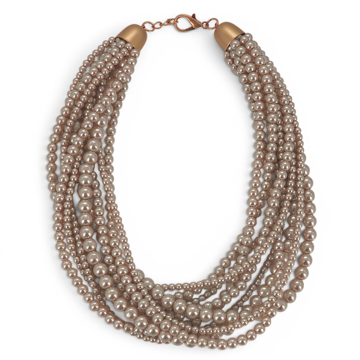 Chunky Multistrand Pearl Necklace | Fall Statement Jewelry