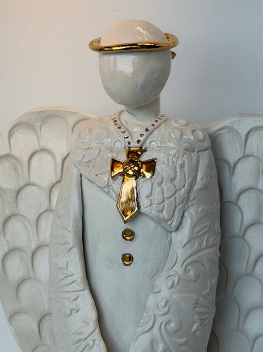 Large Ceramic Angel by Gail Williams