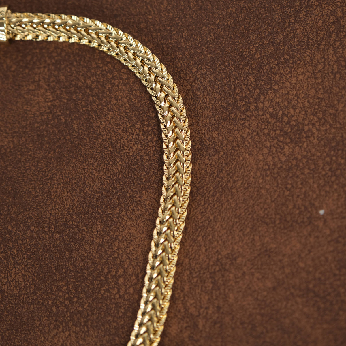 Vintage 18K Gold-Plated Gunmetal Crystal Choker Necklace