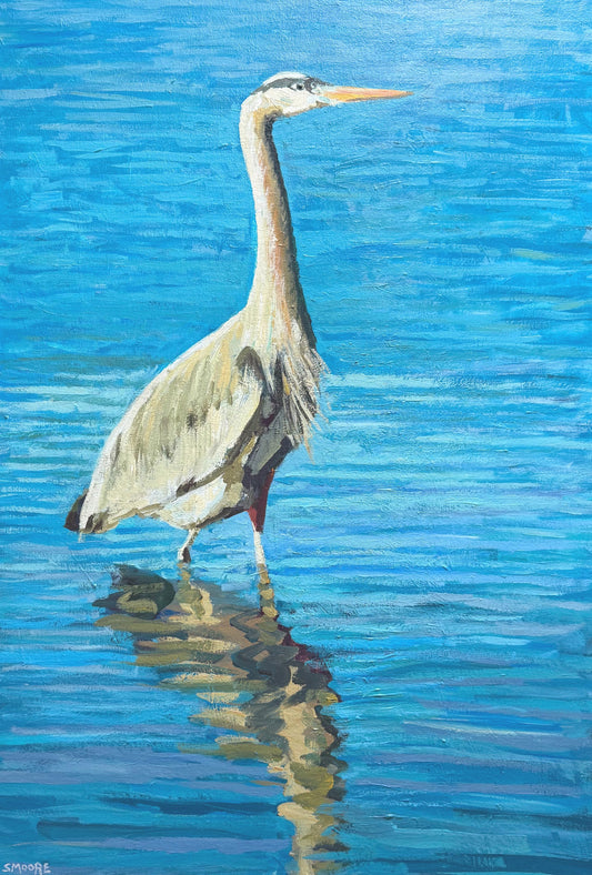 “Heron ” by Stephen Moore