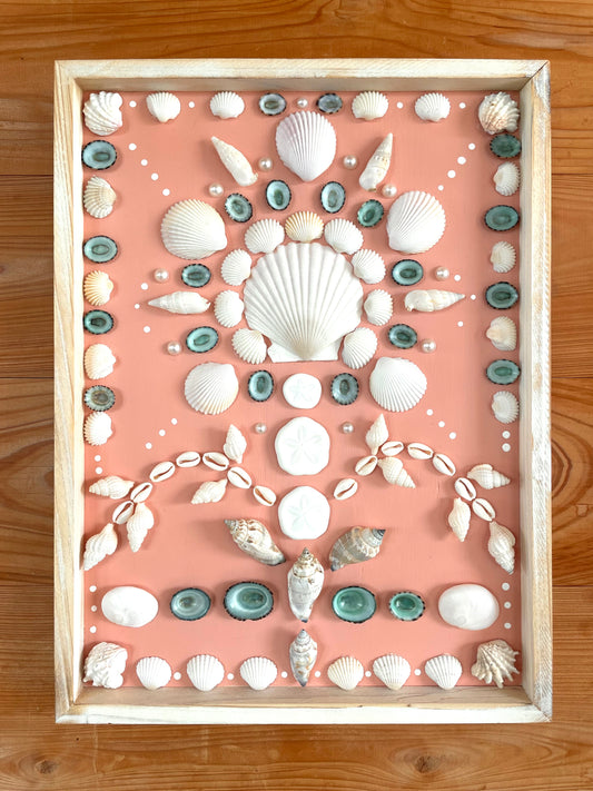 SWEET SERENITY Shell Panel by Stephanie Worrell