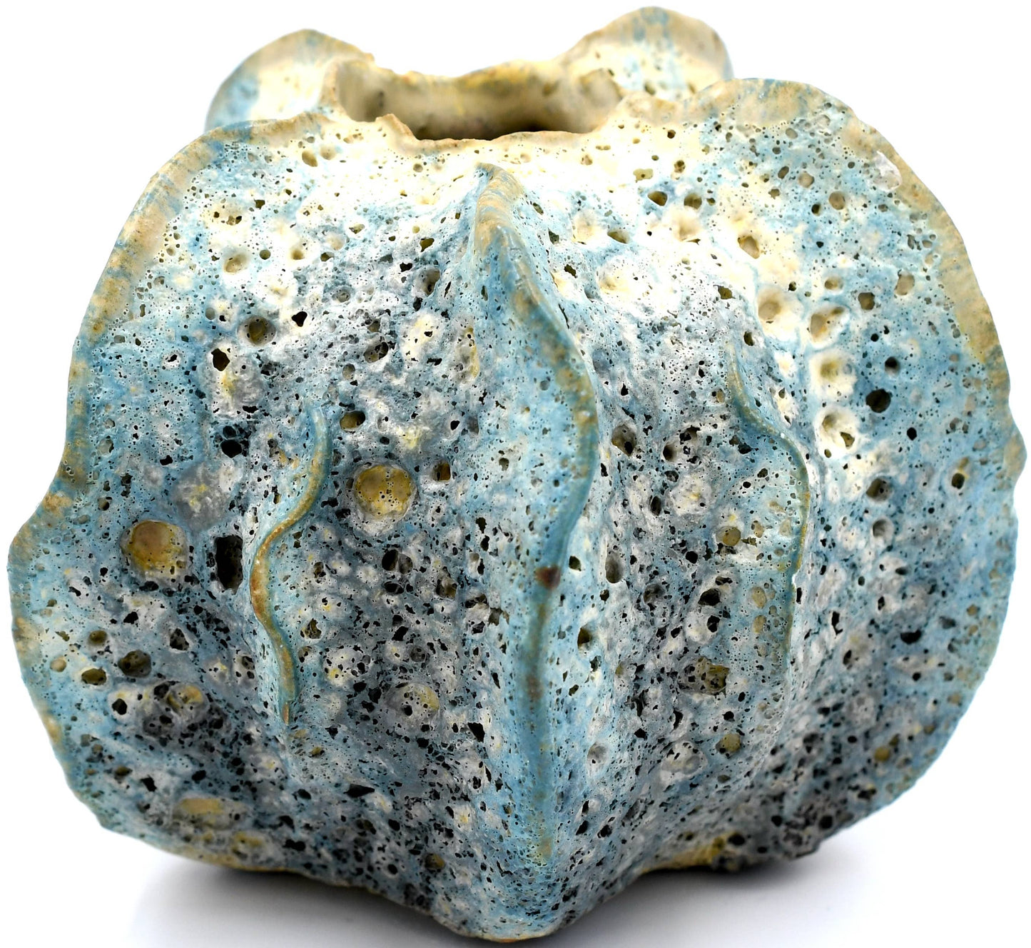 Small Sea Blue Luffa Bath Pouf