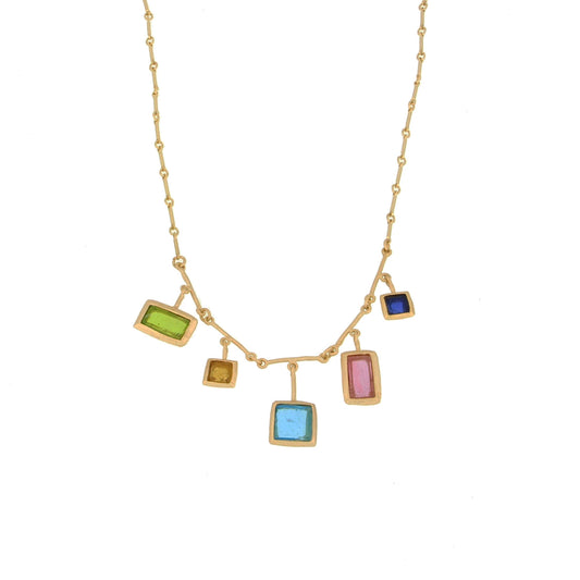 Mosaic Necklace 16" Adj.