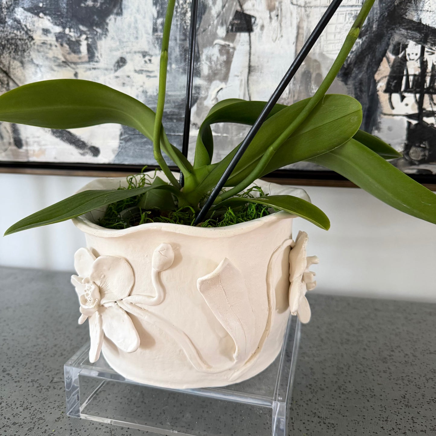 Large Orchid Planter by Gail Williams