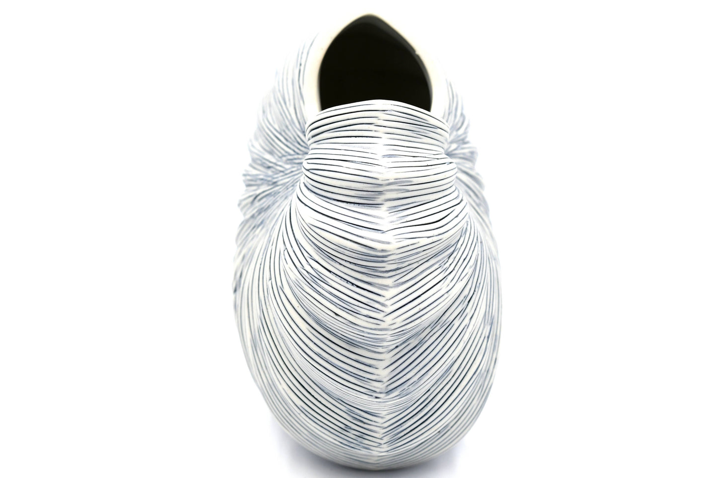 1280W27 PALM S-Handcrafted Porcelain Vase