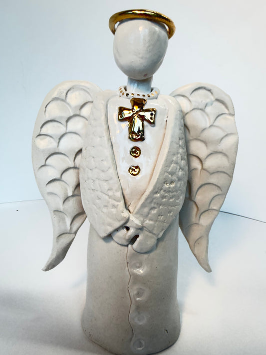Small Ceramic Angel by Gail Williams