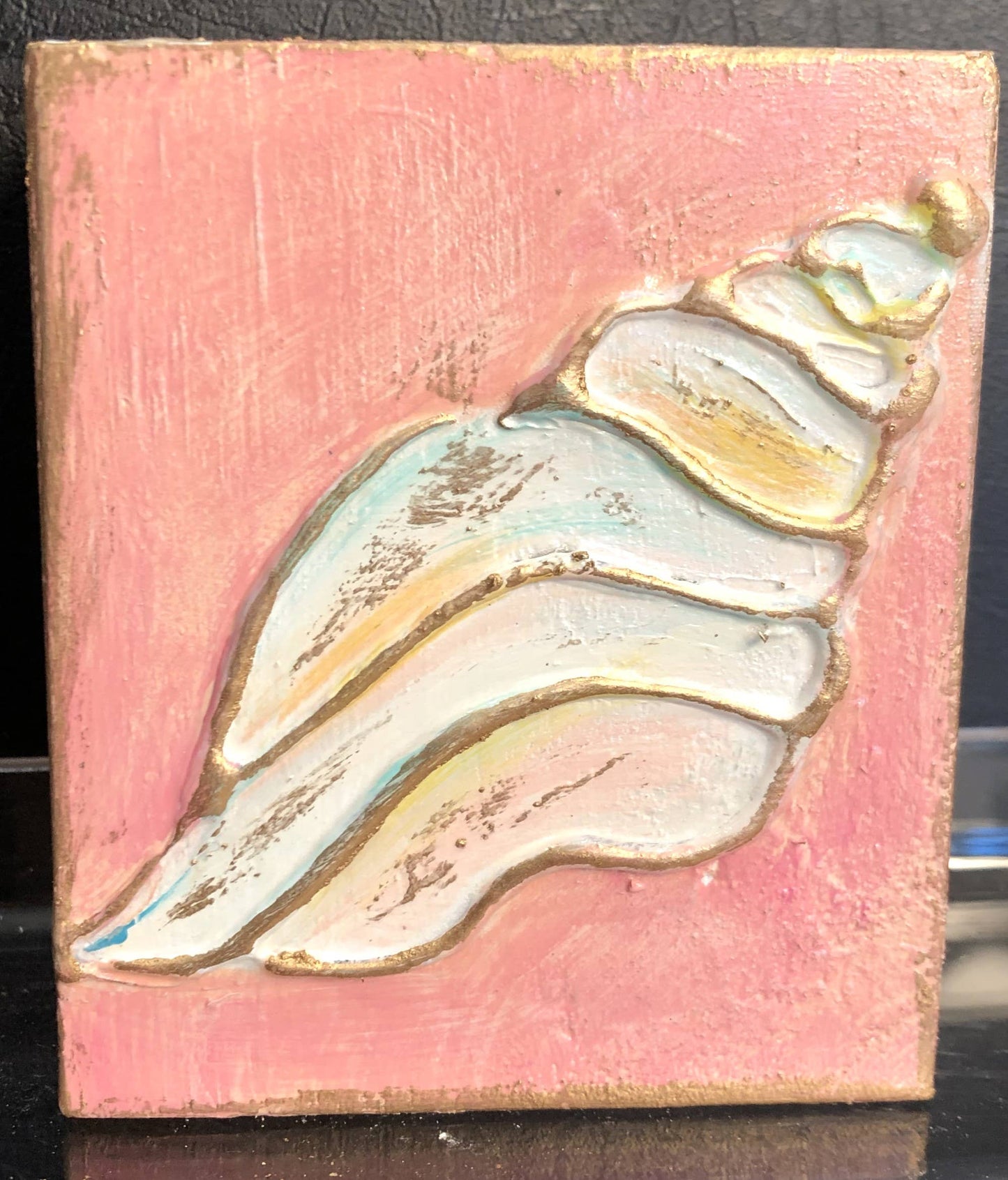 Coastal minis handmade painted beach nautical seashell