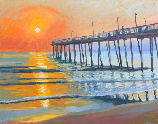 “Avalon Pier at Sunrise” by Stephen Moore