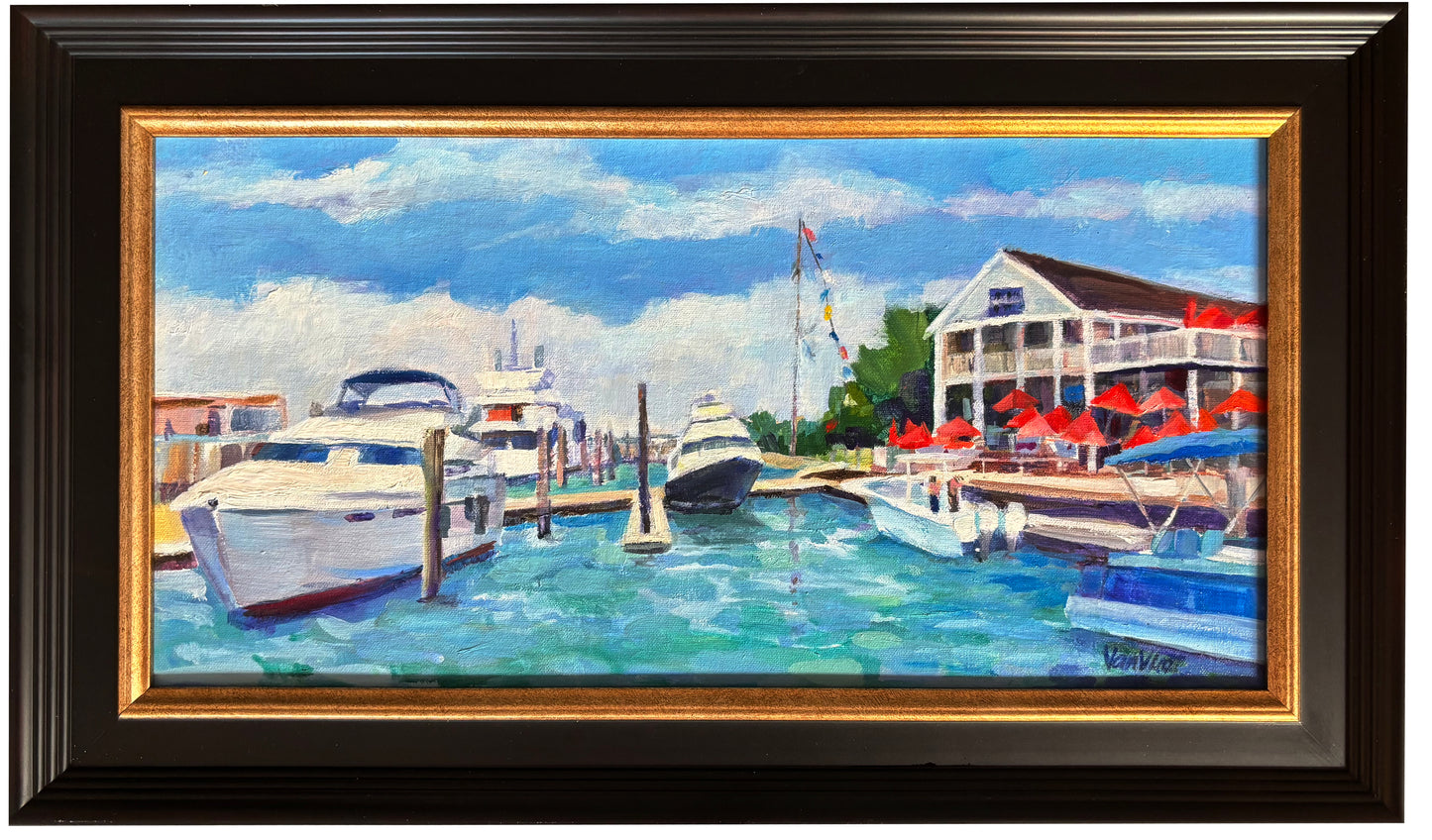 “The Dock, Beaufort” by Barbara Van Vliet
