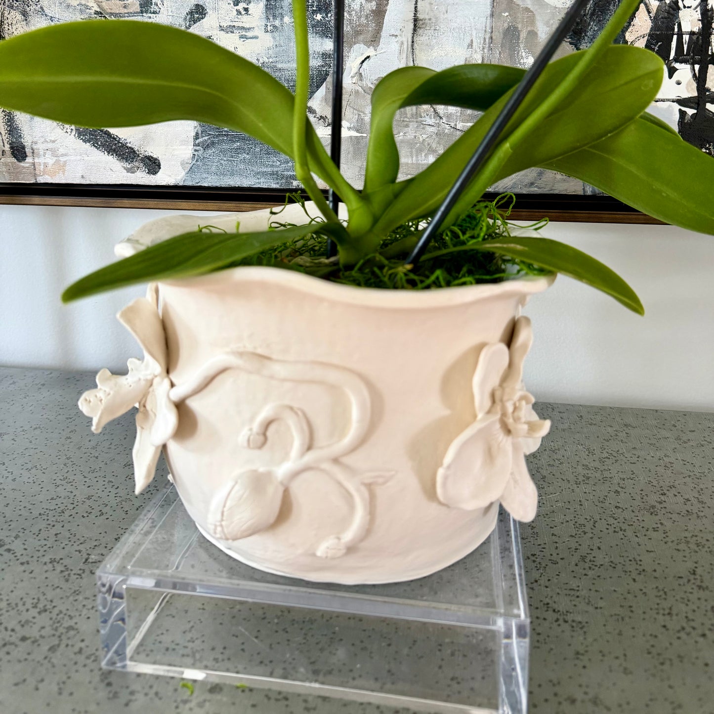 Large Orchid Planter by Gail Williams