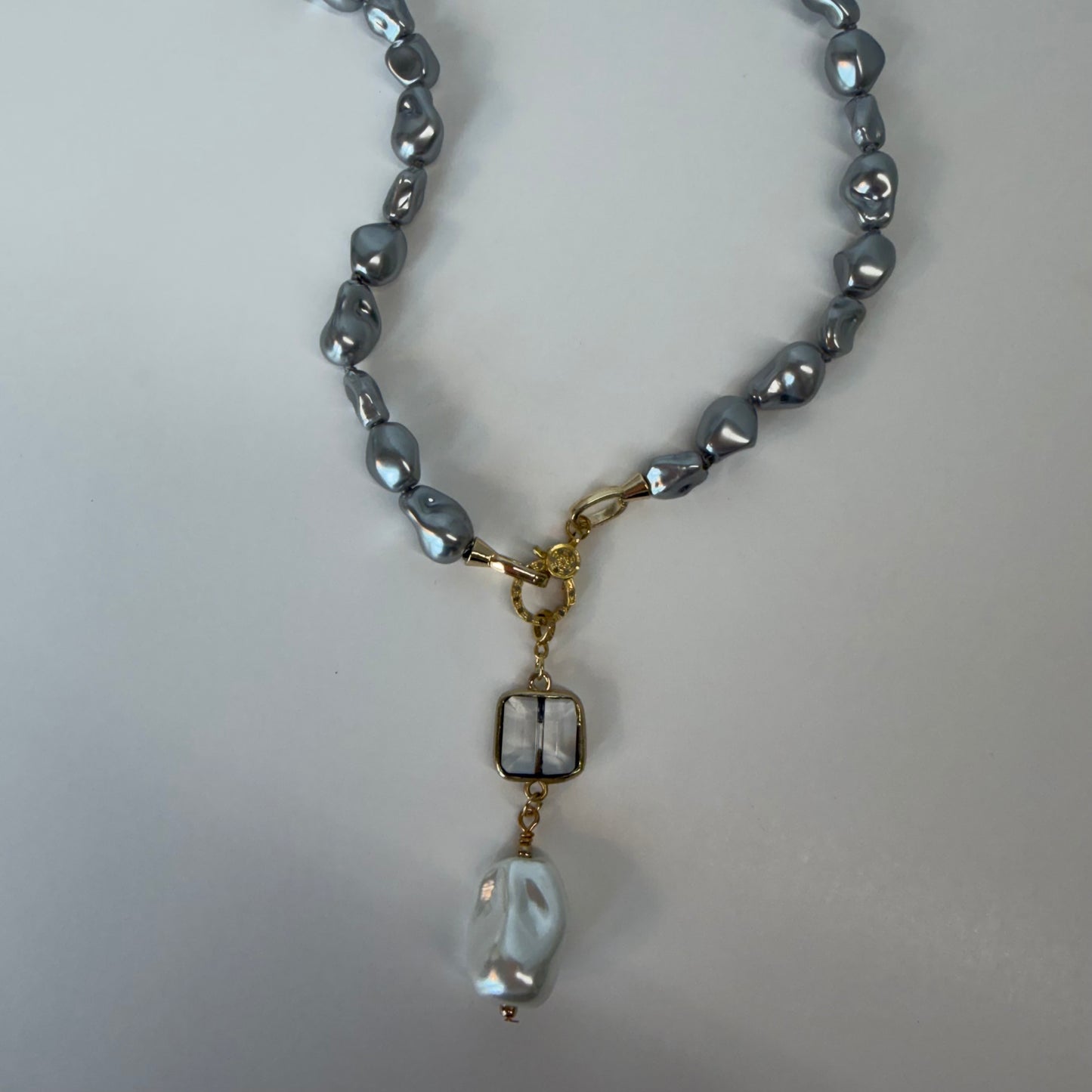 Gray Pearl Necklace by Gail Williams