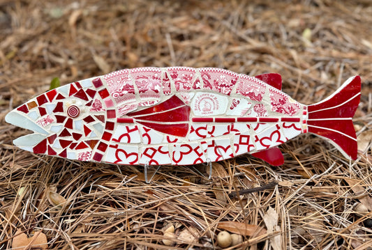 “Red Toile Fish”  by Kelsie Hornby