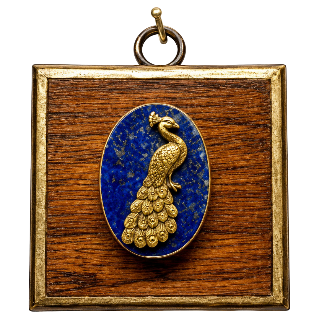 Peacock on Lapis Museum Bee