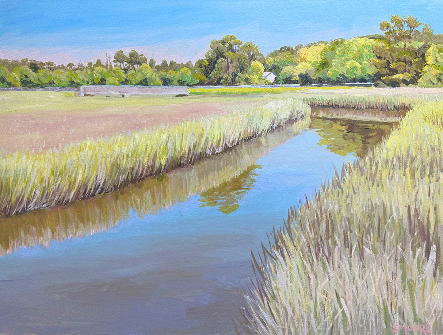 “Russell Creek with Marsh” by Stephen Moore
