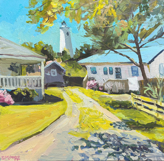 “Ocracoke Lighthouse Peek” by Stephen Moore