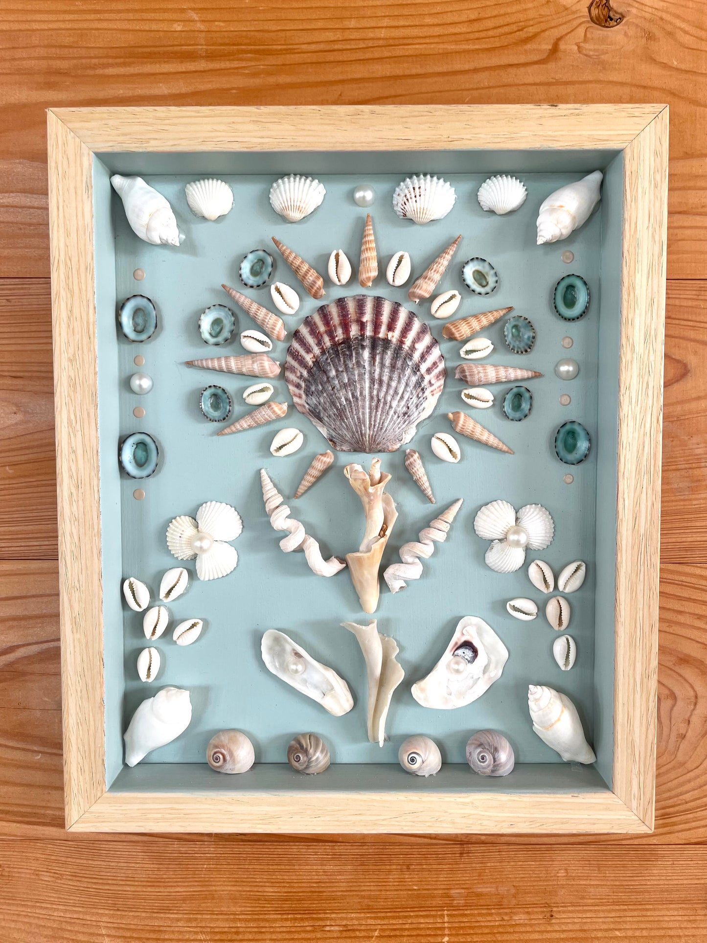 TIDAL BLOOM Shell Panel by Stephanie Worrell