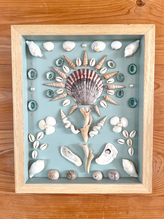 TIDAL BLOOM Shell Panel by Stephanie Worrell