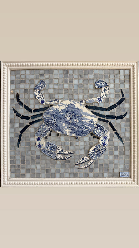 CHINOISERIE CRAB by Kelsie Hornby