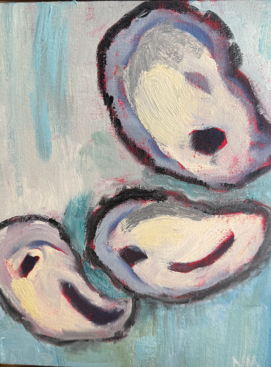 “Oysters Trio” by Nancy McClure