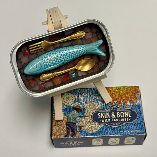 “Aqua Sardine” by Kelsie Hornby