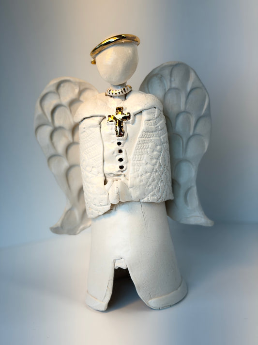 Small Ceramic Angel by Gail Williams