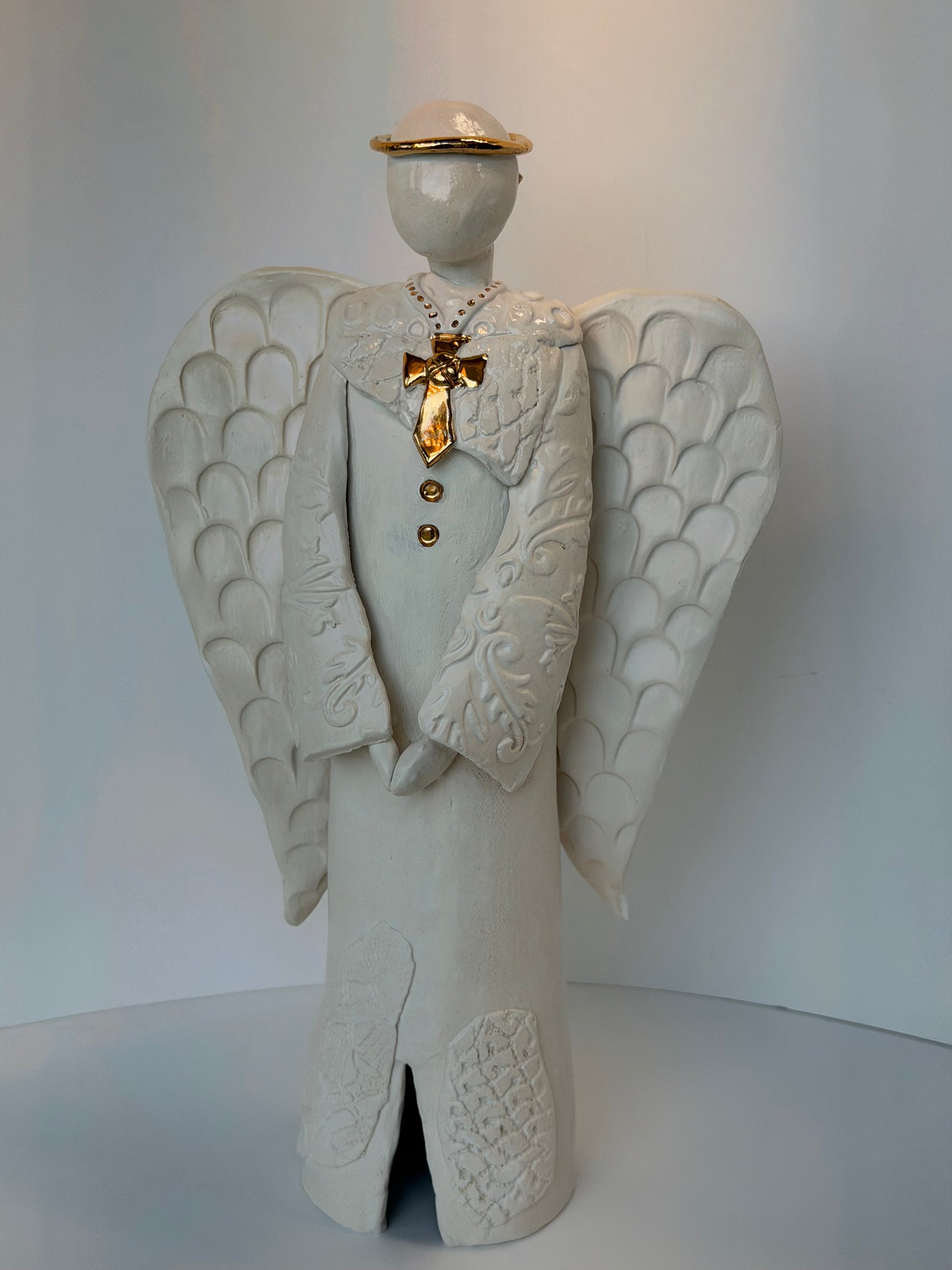 Large Ceramic Angel by Gail Williams