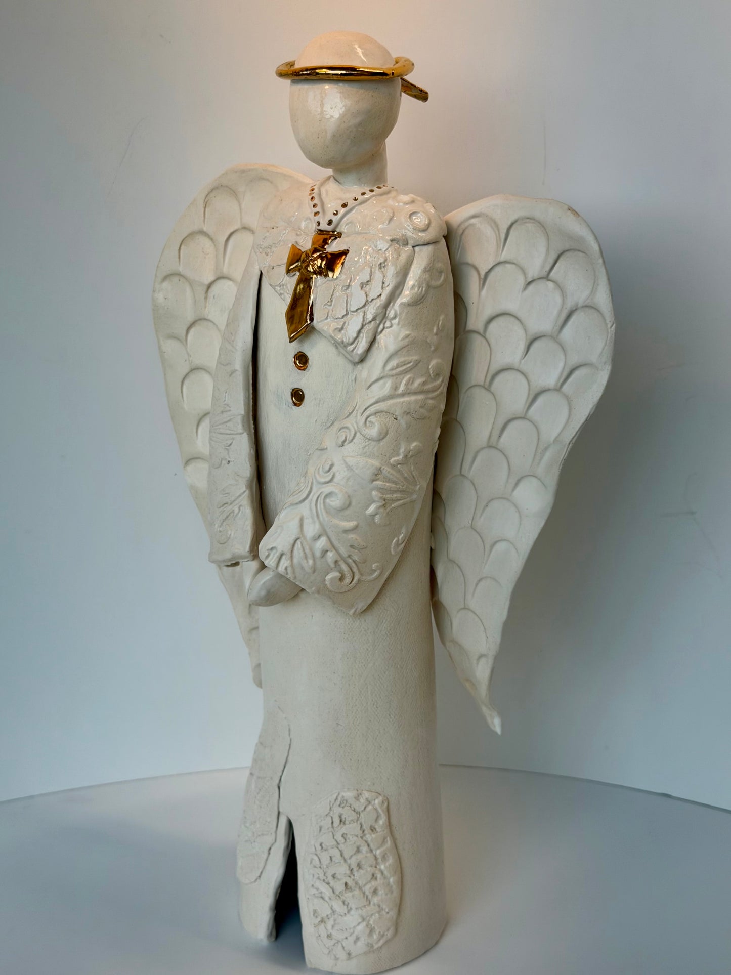 Large Ceramic Angel by Gail Williams