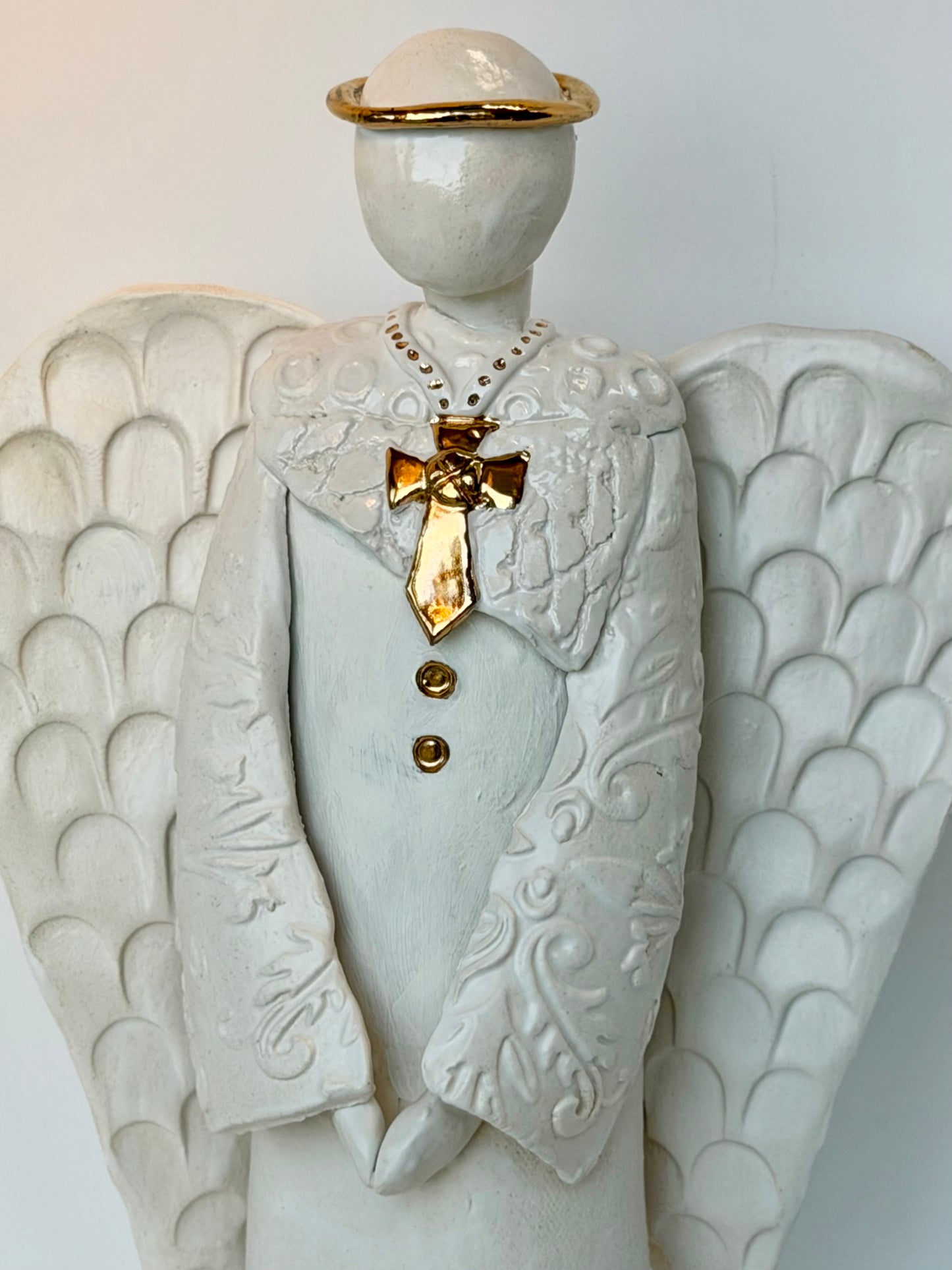 Large Ceramic Angel by Gail Williams