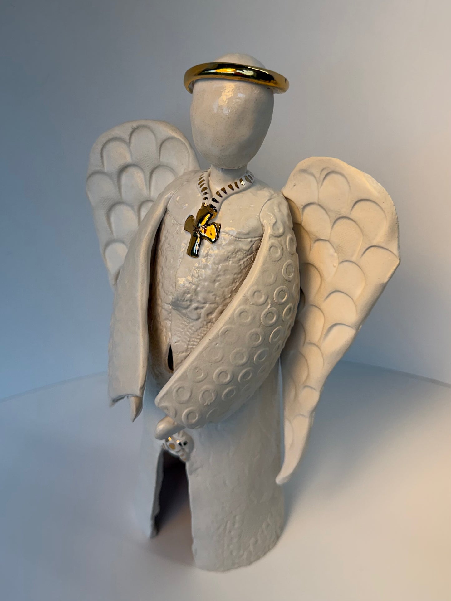 Medium Ceramic Angel by Gail Williams