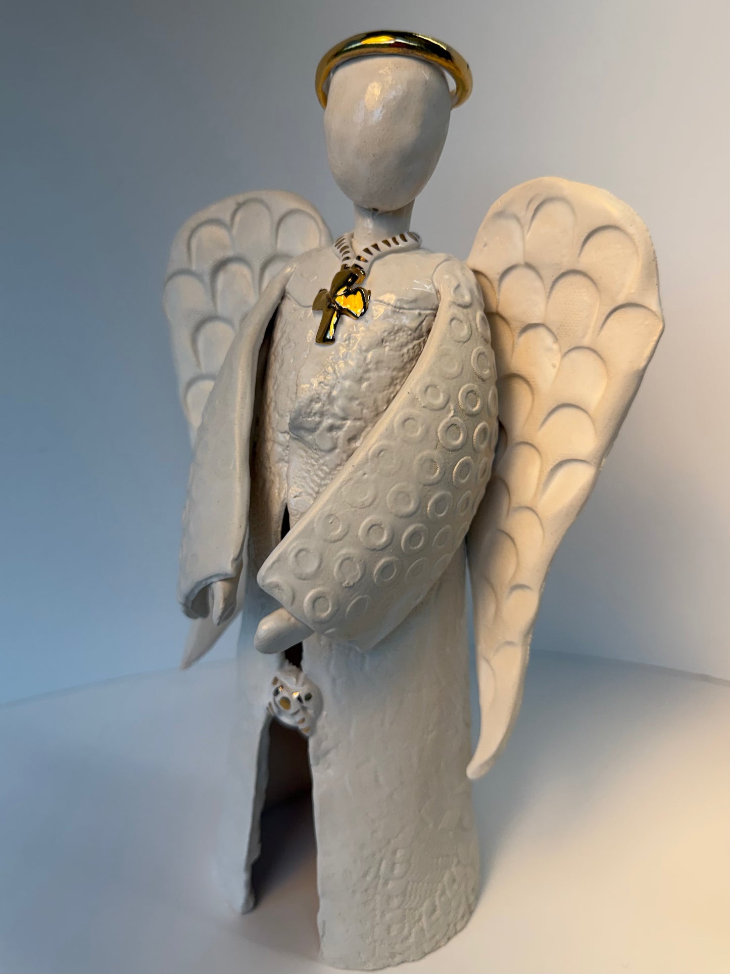 Medium Ceramic Angel by Gail Williams