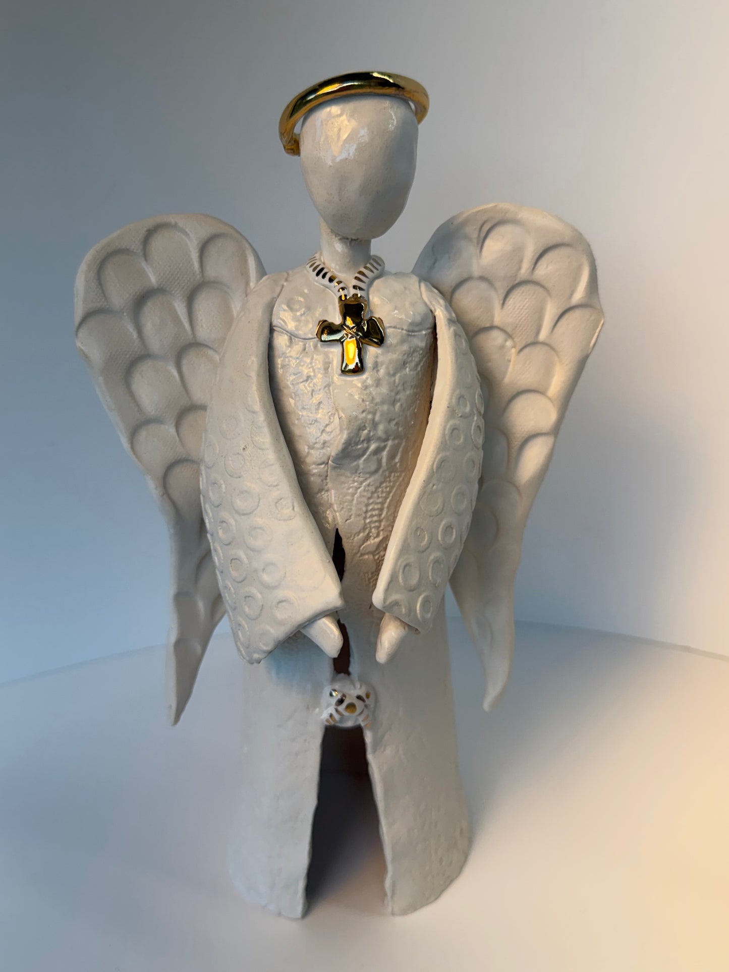 Medium Ceramic Angel by Gail Williams