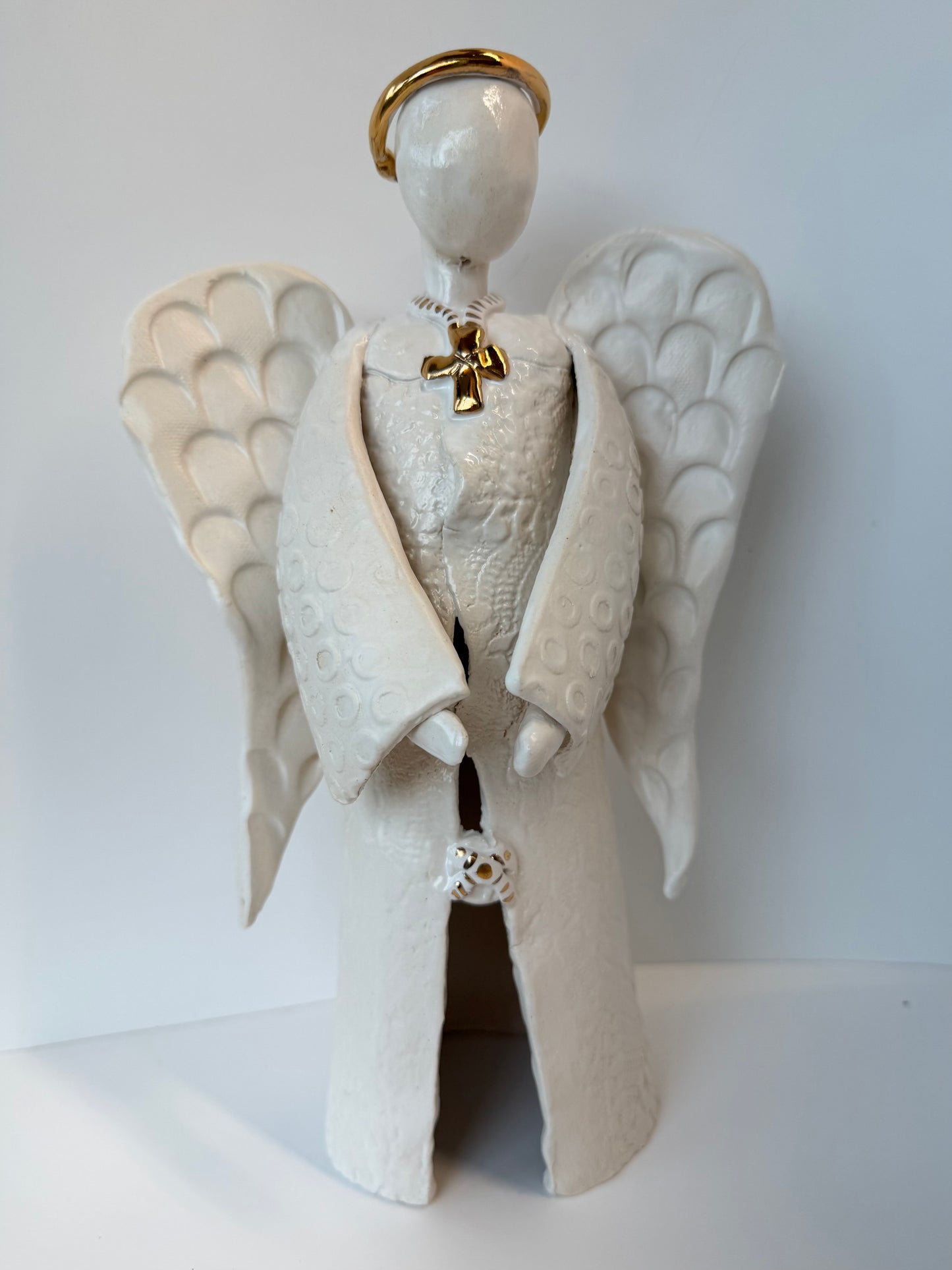Medium Ceramic Angel by Gail Williams