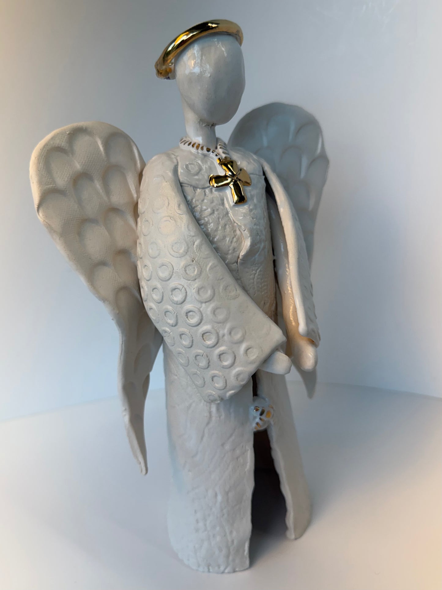Medium Ceramic Angel by Gail Williams