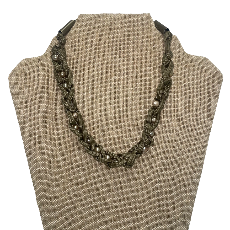 Cord with Pearl Choker by Gail Williams
