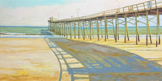 “Low Tide Pier Shadow” by Stephen Moore