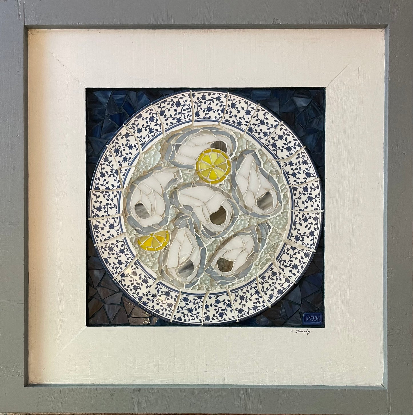 “Oyster Plate 4.0” by Kelsie Hornby